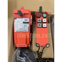 Điều khiển từ xa F21-4S, 220V/380V, điều khiển từ xa cẩu trục, bộ điều khiển 3 pha, bộ điều khiển từ xa máy tời pa lăng.