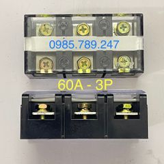 ✅ Cầu đấu điện Domino 3P 60A, 100A, 150A, 200A - 3P60A, 3P100A, 3P150A, 3P200A (Loại tốt)