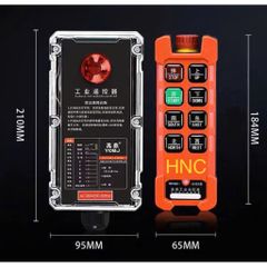 ✅ Bộ điều khiển từ xa 6 kênh cho cầu trục F21-E1B Pro SIÊU BỀN, 12V, 24V, 220V, 380V, 36V, 48V chống nước, chống va đập