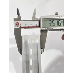 ✅ Combo 10 Thanh ray nhôm, thanh ray sắt (Hàng đẹp), thanh cài, gài Aptomat, khởi, dài từ 6cm - 50 cm, rail 35mm dày 1mm