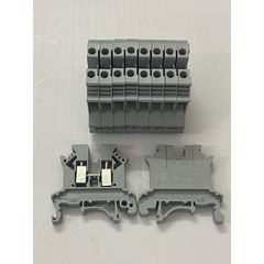 ✅ [COMBO 10 CÁI] Cầu đấu dây UK2.5 gắn trên thanh cài dùng cho dây từ 1mm2 - 2.5mm2