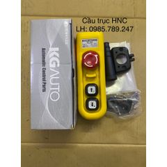 Tay bấm điều khiển cầu trục KG-H02 (Loại 2 nút bấm + 1 nút dừng khẩn)