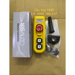 Tay bấm điều khiển cầu trục KG-H02 (Loại 2 nút bấm + 1 nút dừng khẩn)