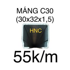 ✅ Máng C30, Máng C, ray C30, C30 - 30x32x1.8 Thép mạ kẽm, inox cho Pa lăng Cầu trục