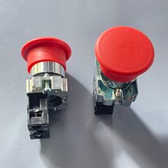 ✅ Nút STOP, Công tắc Đầu Nấm, Loại Loại màu Đỏ (thường đóng) và Màu xanh (thường mở)