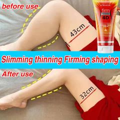 4D Kem giảm cân Kem đốt mỡ ,giảm mỡ nhanh 100ML tiêu đốt khối mỡ, kem massage giảm cân.
