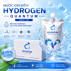 Nước Uống Hydrogen Quantum Giàu Hydrogen Ion Kiềm Bù Nước Bổ Sung Khoáng Chất 10 Túi