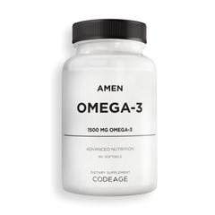 Viên Uống Dầu Cá Codeage Amen Omega-3 1500mg - Bổ Sung Omega-3 Hỗ Trợ Sức Khỏe Tim Mạch, Thị Giác