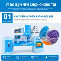 Bộ đồ chơi nhà bếp mini Cook Fun có đèn và âm thanh giúp bé rèn luyện tính khéo léo, tỉ mỉ