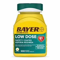 Bayer low dose 81mg 300 viên hàng Mỹ