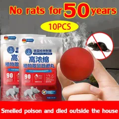 Hiệu ứng 100% Viên đuổi chuột trong nhà băng phiến đuổi chuột(1gói 10 viên)Thành phần thực vật an toàn, không độc hại