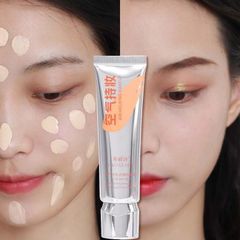 Kem Nền Dạng Lỏng Che Khuyết Điểm Toàn Diện Làm Trắng Dưỡng Ẩm Chống Thấm Nước Che Phủ Đốm Đen Hình Xăm