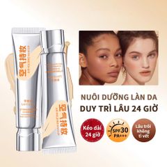 Kem Nền Dạng Lỏng Che Khuyết Điểm Toàn Diện Làm Trắng Dưỡng Ẩm Chống Thấm Nước Che Phủ Đốm Đen Hình Xăm