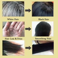 Tóc chuyển sang màu đen dầu gội đầu, tóc trắng Dầu gội đầu chuyển sang màu đen Dầu gội thảoo dượcc tự nhiên Sửa chữaa tóc