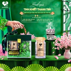 [Quà Valentine Cao Cấp] Set Quà Tặng TINH KHIẾT THANH TRÀ (Tặng Kèm Nến Thơm & Hoa Cẩm Tú Cầu Decor)