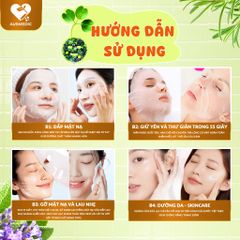 Mặt Nạ Thảo Mộc Nhật Bản chính hãng Botanical Esthe Moist C (Vitamin C) - Dưỡng Sáng & Cấp ẩm 55 Giây (Hộp 30 Miếng)