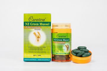 [Nhập khẩu] Khớp vẹm xanh - Nz Green Mussel Careline - Hỗ trợ sức khỏe xương khớp (60v)