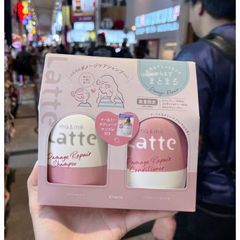 Bộ Dầu Gội & Dầu Xả Kracie Latte Nhật Bản 400ml – Tóc Mềm Mượt, Thơm Dịu Mỗi Ngày