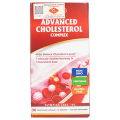 [Nhập khẩu] Advanced Cholesterol Complex Olympian Labs  - Hỗ trợ cân bằng cholesterol, giảm mỡ máu (30v)