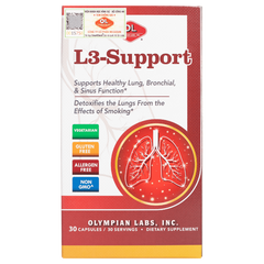 [Nhập khẩu]  L3-Support Olympian Labs - Hỗ trợ chức năng phổi, phế quản, xoang (Hộp 30v)