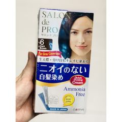 Kem Nhuộm Phủ Bạc Không Mùi SALON de PRO Dành Cho Nữ Hàng Nhập Khẩu Chính Hãng - Có lựaa chọnn