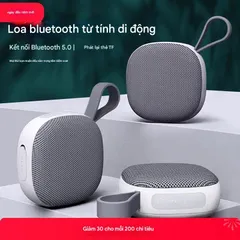Loa Haouye Gray có khe gắn thẻ nhớ hỗ trợ Bluetooth 5.0 bảo hành 12 tháng
