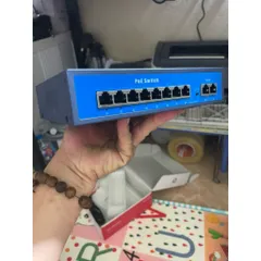 Switch PoE 8 Port + 2 Uplink Gigabit 120W Linkff – Cấp Nguồn Camera IP, AP Wifi, Hỗ Trợ AI PoE