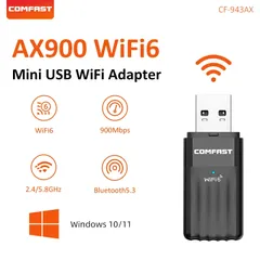 USB WiFi 6, Bluetooth 5.3, COMFAST CF-943AX, USB WiFi, adapter không dây