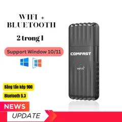 USB WiFi 6, Bluetooth 5.3, COMFAST CF-943AX, USB WiFi, adapter không dây