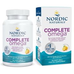 Dầu Cá Nordic Naturals Complete Omega 565 mg – Bổ Não, Tim Mạch, Đẹp Da