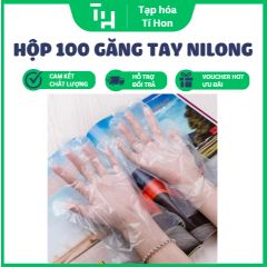 Hộp 100 găng tay nilong Victoria Bay Hàng chuẩn TPE size M (TH304)