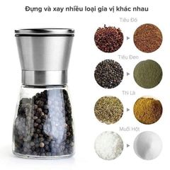 Lọ xay tiêu nắp inox (TH305)
