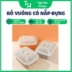 Rổ vuông có nắp đựng đồ Việt Nhật (TH306)