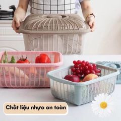 Rổ vuông có nắp đựng đồ Việt Nhật (TH306)