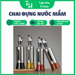 Chai đựng nước mắm, dầu ăn với đầu vòi đặc biệt chống rót tràn (TH311)