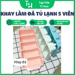 Khay Làm Đá Tủ Lạnh 5 Viên Cao Cấp Việt Nhật (TH313) (Màu ngẫu nhiên)