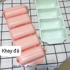Khay Làm Đá Tủ Lạnh 5 Viên Cao Cấp Việt Nhật (TH313) (Màu ngẫu nhiên)