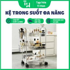 Kệ trong suốt đa năng 3 tầng có bánh xe (TH320)