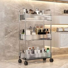 Kệ trong suốt đa năng 3 tầng có bánh xe (TH320)