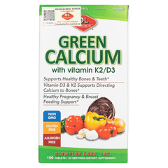 [Nhập khẩu] Green Calcium Olympian Labs - Bổ sung canxi hữu cơ cho cơ thể (100v)