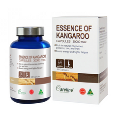 [Nhập khẩu] Careline Essence Of Kangaroo - Hỗ trợ tăng cường sức khỏe nam giới, giúp bổ thận (60v)