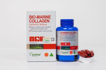 [Nhập khẩu] Viên uống Careline Bio Marine Collagen - Hỗ trợ làm đẹp da, ngăn ngừa lão hóa (60v)