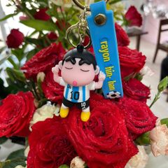 Móc khóa chìa khóa hoạt hình Cryon Shin Chan, Hello Kitty, Doraemon nhiều màu sắc, mẫu mã dễ thương