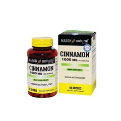 [Nhập khẩu] Mason Natural Cinnamon 1000mg - Hỗ trợ ổn định đường huyết 