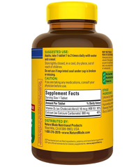 100 viên Nature Made Calcium 600mg with D3 – Hỗ trợ xương chắc khỏe mỗi ngày