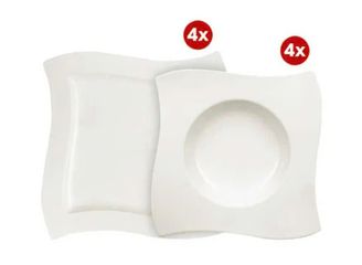 Set 8 đĩa Villeroy Boch NewWave 24cm