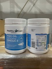 Dầu Cá Fish Oil Healthy Care Omega 3 1000mg -  Hỗ Trợ Sức Khỏe Tim Mạch, Mắt, Não, Hệ Thần Kinh, Mịn Da Từ Úc