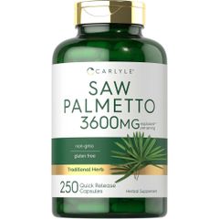 Carlyle Saw Palmetto 3600mg 250 viên – Hỗ trợ sức khỏe tuyến tiền liệt và cân bằng hormone nam