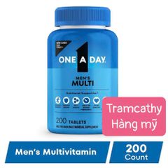 200 Viên Uống One A Day Men Multivitamin Dưới 50 Tuổi - Bổ Sung Hơn 20 Vitamin & Khoáng Chất, Tăng Cường Sức Khỏe Nam giới