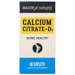 [Nhập khẩu] Viên uống Mason Natural Calcium Citrate + D3 Giúp bổ sung canxi hữu cơ cho cơ thể 